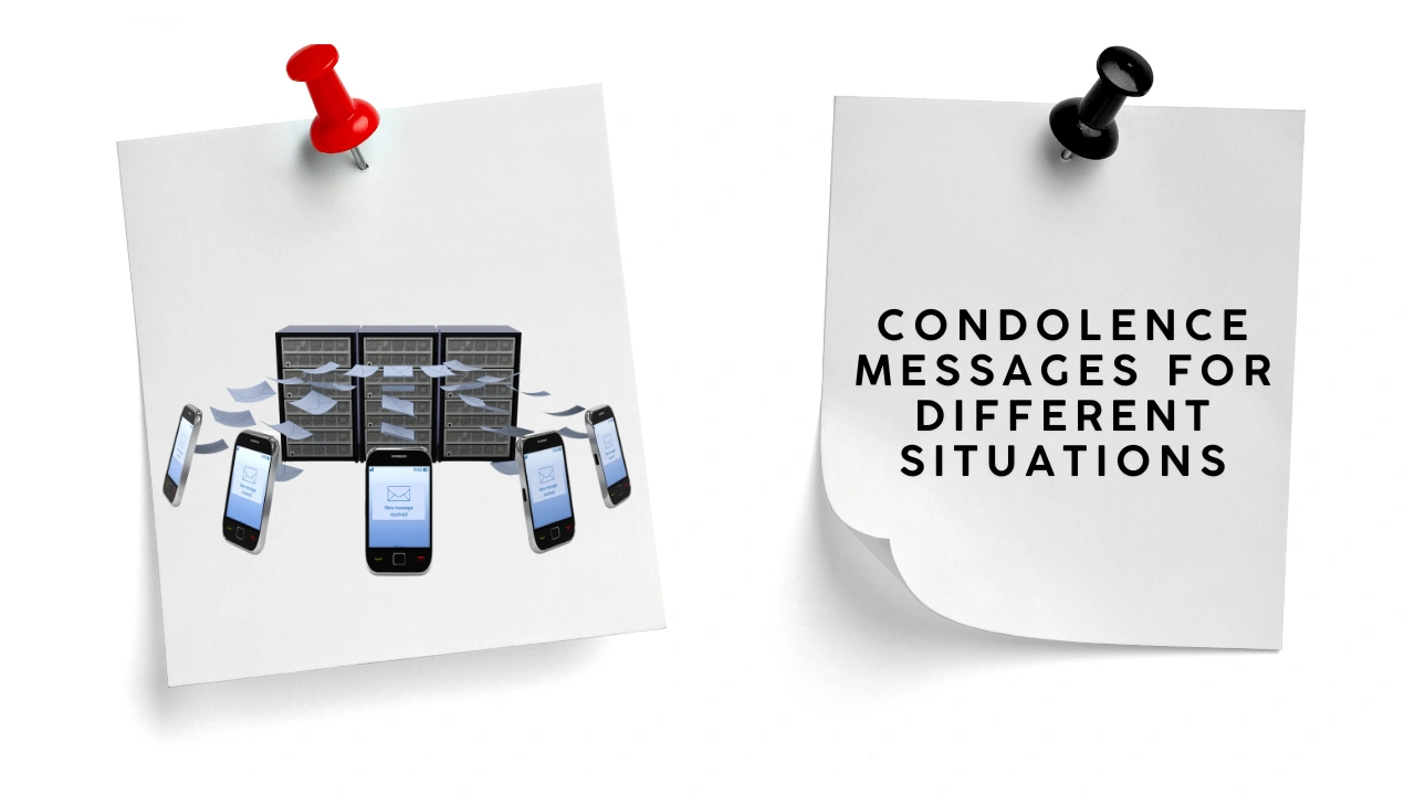 Condolence Messages for Different Situations