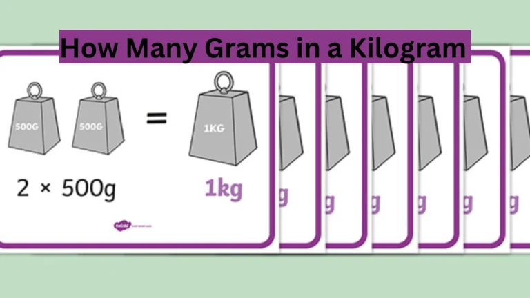 how many grams in a kilogram