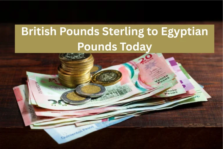 British Pounds Sterling to Egyptian Pounds Today