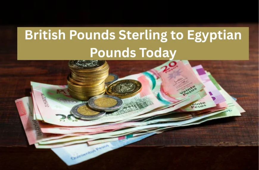British Pounds Sterling to Egyptian Pounds Today
