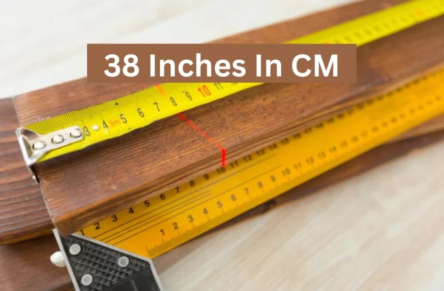 38 Inches in cm