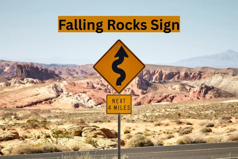 Falling Rocks Sign