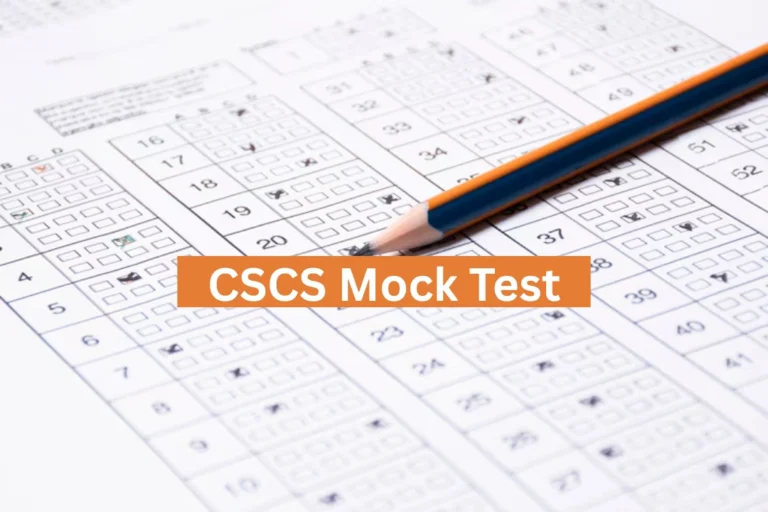 CSCS Mock Test
